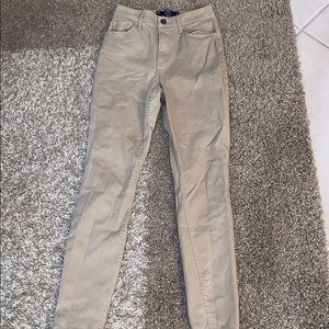 Curvy High Rise Super Skinny Uniform Pants